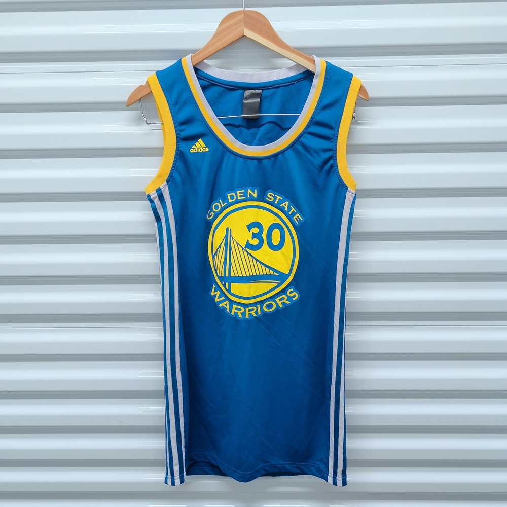 Adidas Mens Golden State Warriors Stephen Curry Jersey Small Blue Basketball NBA — photo 2